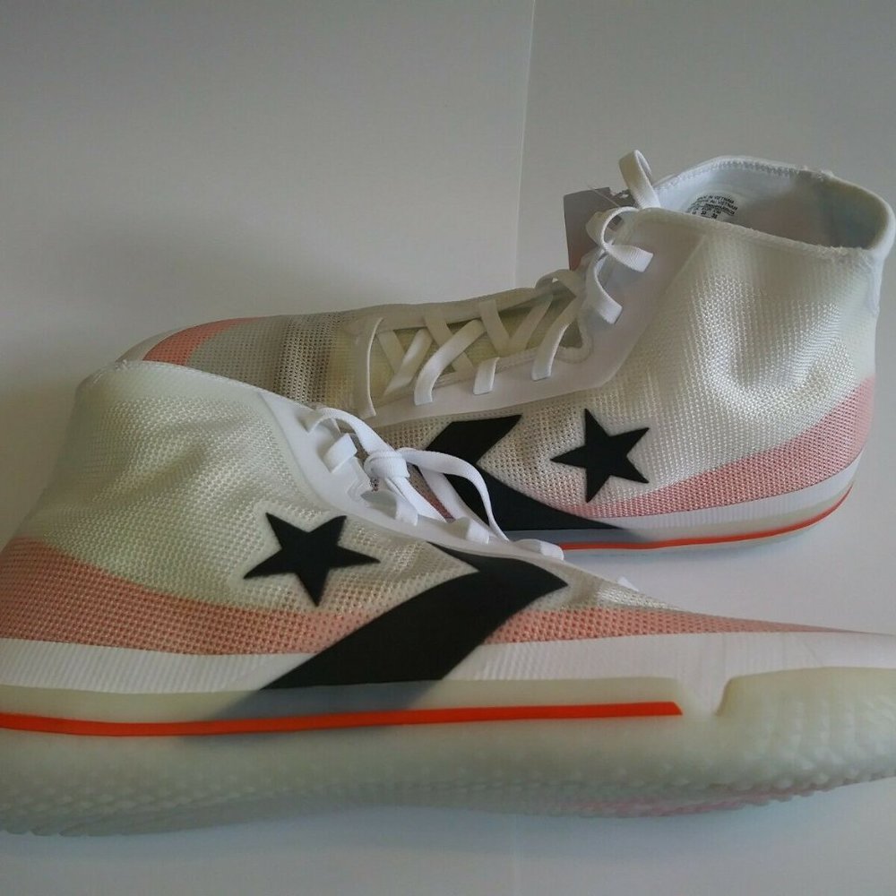 Converse All Star Pro BB Hi Size 18 White Bold Man - Picture 3 of 11